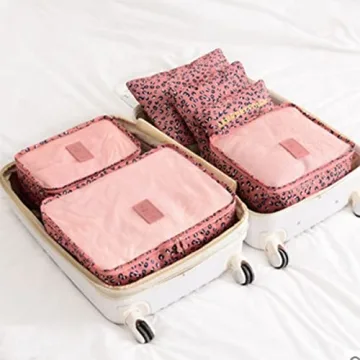 Laebevon 6 Set Packing Cubes for Organized Travel