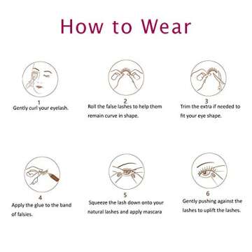 Aillen False Eyelashes 50 Pairs 5 Fashion Styles Fake Lashes Reusable Strip Lashes Multipack Natural False Eyelashes Natural Look For Makeup Eyelashes Extension - With Free Eyelashes Tweezers