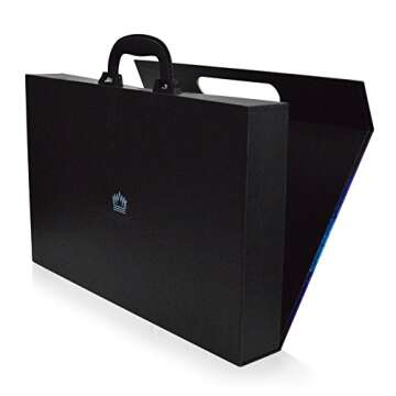 DYNASTY TOYS Family Games Laser Tag Set and Carrying Case - Blue/White Laser Tag Blasters for Birthday Parties and Family Events (2 Pack)