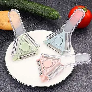 3 in 1 Vegetable Peeler for Easy and Safe Kitchen Prep