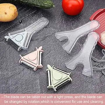 3 in 1 Vegetable Peeler for Easy and Safe Kitchen Prep