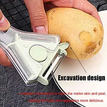 3 in 1 Vegetable Peeler for Easy and Safe Kitchen Prep