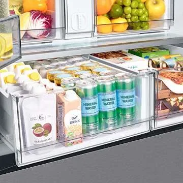 SAMSUNG RF30BB6200QL 30 Cu. Ft. Stainless Steel Bespoke 3-Door French Door Refrigerator