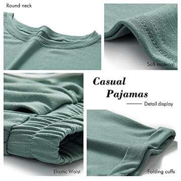 KIRUNDO Women's Tie Dye Pajama Set - Cozy Loungewear Outfit