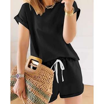 KIRUNDO Women's Tie Dye Pajama Set - Cozy Loungewear Outfit