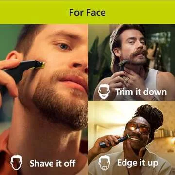 Philips Norelco OneBlade 360 Pro Face + Body Electric Beard Trimmer, Shaver & Bodygroomer, with 360 ...