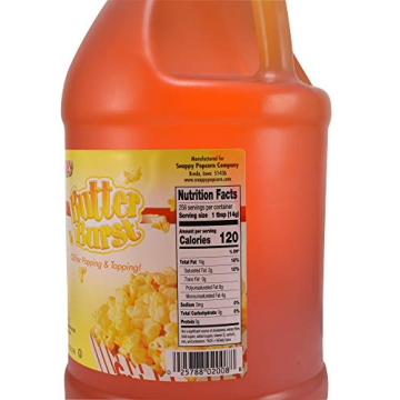 Snappy Butter Burst Popcorn Oil Perfect for Movie Nights