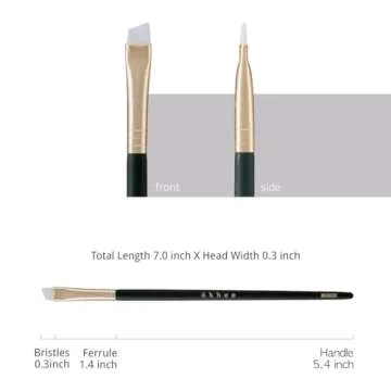 [SOO ADOR] okhee Eyebrow Brush NUN09 - Precise Grooming and Shaping for Natural or Bold Brows | Designed by K-Pop Makeup Artist Seo Ok | Makeup Brush Eye Brush