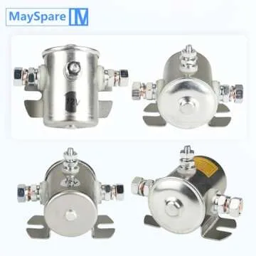 MaySpare Max Transient 200A Trombetta 12V Solenoid Relay 3 Terminal Heavy Duty Winch Marine 24106 SPST 12 Volt Solenoid