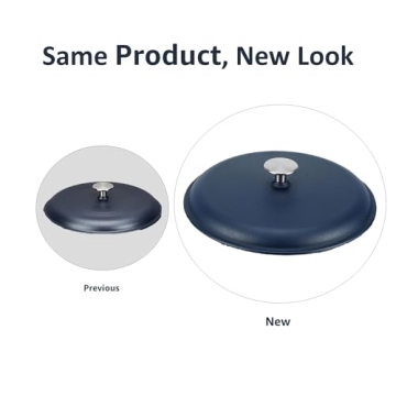 Amazon Basics Enameled Cast Iron Dutch Oven Pot 6-Quart