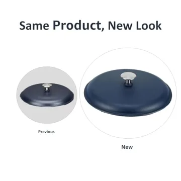 Amazon Basics Enameled Cast Iron Dutch Oven Pot 6-Quart