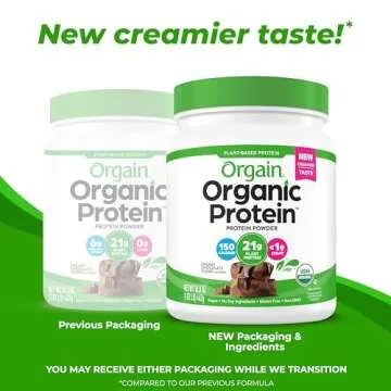 Orgain Vegan Protein Powder - Plant-Based Chocolate Fudge