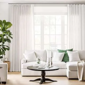 Natural Beige Pinch Pleated Semi Sheer Linen Curtains 90 Inch Length 2 Panels for Living Room Bedroom Cream Colored Boho Room Decor Light Filtering Back Tab Pinch Pleat Window Drapes 90 Inches Long