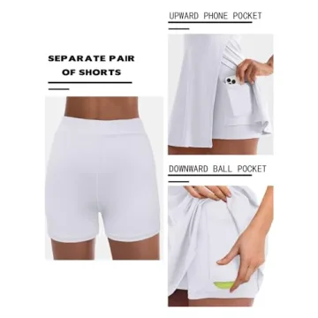 Sexyasasii Tennis Dresses for Women with Built-in Shorts