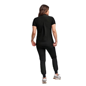 Stylish Green Town Scrubs Set for Women - Slim Fit Uniform