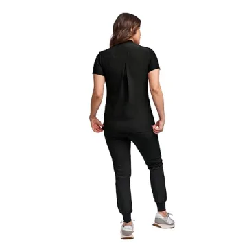 Stylish Green Town Scrubs Set for Women - Slim Fit Uniform