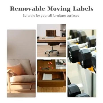 Ouzoustate Waterproof Moving Box Labels for Easy Organization