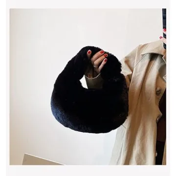 Cute XPONNI Fuzzy Dumpling Bag for Stylish Fun