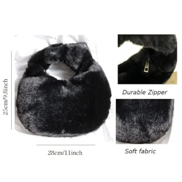 Cute XPONNI Fuzzy Dumpling Bag for Stylish Fun