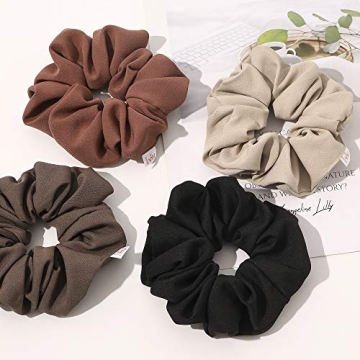 Ivyu Scrunchies - Jumbo Hair Ties for Thick Hair