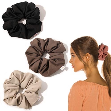 Ivyu Scrunchies - Jumbo Hair Ties for Thick Hair