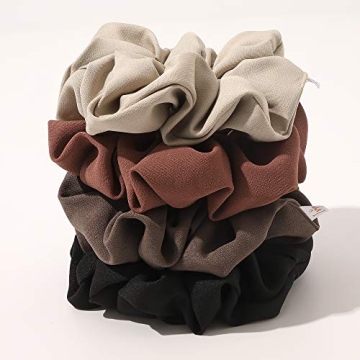 Ivyu Scrunchies - Jumbo Hair Ties for Thick Hair