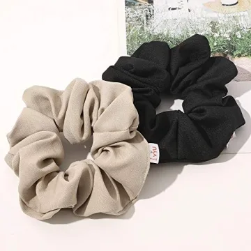 Ivyu Scrunchies - Jumbo Hair Ties for Thick Hair