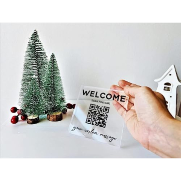 Personalized Wifi QR Sign for Stylish Home Decor