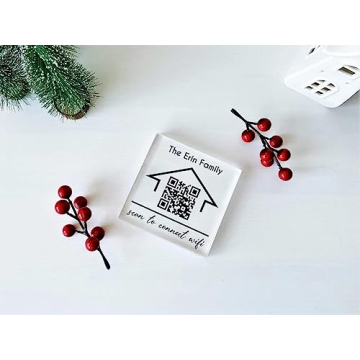 Personalized Wifi QR Sign for Stylish Home Decor