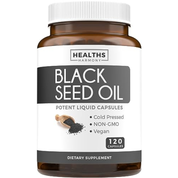 Black Seed Oil - 120 Softgel Capsules for Skin Health and Immunity