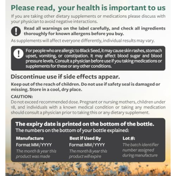 Black Seed Oil Softgel Capsules for Enhanced Wellness