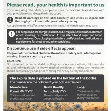 Black Seed Oil Softgel Capsules for Enhanced Wellness