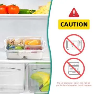 QCBF Snack Box with Lid - Stylish & Versatile Organizer