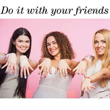 10 Sheets Fashion Art Nail Foil Transfer Stickers, Nail Decals Transfer Foil Box, DIY Decoration for Women and Kids, 10 Colors (Star Sky Patterns)