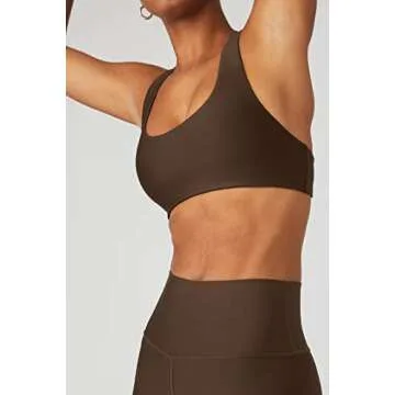 Alo Yoga Women's 7/8 High-Waist Leggings in Brown