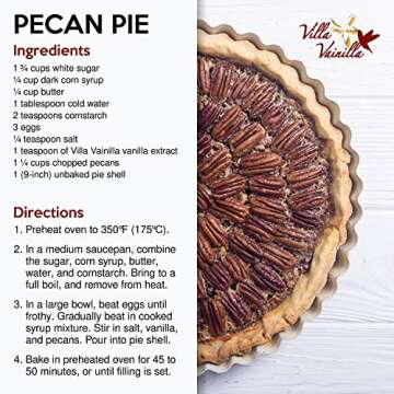 Villa Vainilla Pure Vanilla Extract Premium Concentrated Vanilla, Real, Natural, Gourmet Vanilla Flavor from Mexico (4.2 Fl Oz (Pure Vanilla Extract))