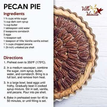 Villa Vainilla Pure Vanilla Extract Premium Concentrated Vanilla, Real, Natural, Gourmet Vanilla Flavor from Mexico (4.2 Fl Oz (Pure Vanilla Extract))