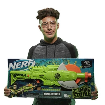 Nerf Zombie Strike Ghoulgrinder Blaster for All Ages