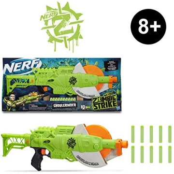 Nerf Zombie Strike Ghoulgrinder Blaster for All Ages