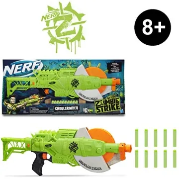 Nerf Zombie Strike Ghoulgrinder Blaster for All Ages