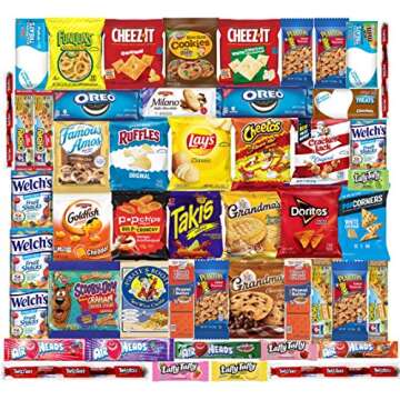 Ultimate Variety Sampler Care Package - Gift Package, Snacks, Chips, Cookies, Bars, Candies, Nuts Gi...