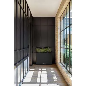 Veradek Block Series Plastic Planter - Stylish Indoor or Outdoor Garden