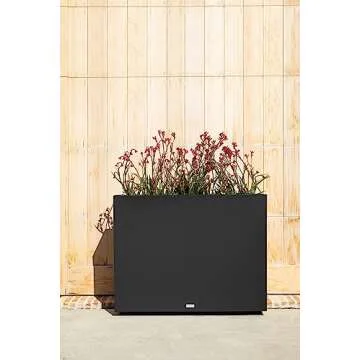 Veradek Block Series Plastic Planter - Stylish Indoor or Outdoor Garden