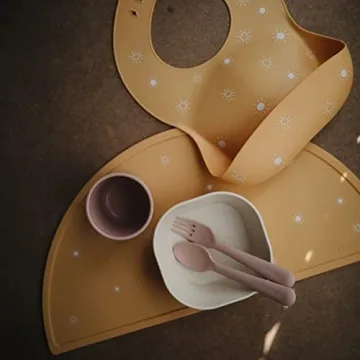 Mushie Silicone Placemat for Kids | Stylish & Functional