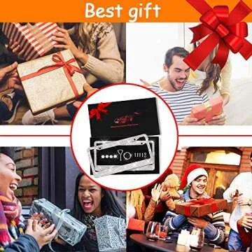 Lord Eagle Rhinestone License Plate Frame Set for Cars