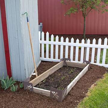 Lehman's Amish-Made Garden Hoe - 6 Inch Sharp Blade Weeding and Garden Soil Preparation Tool