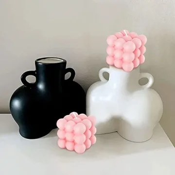 Charming Rose Scented Bubble Candles for Home