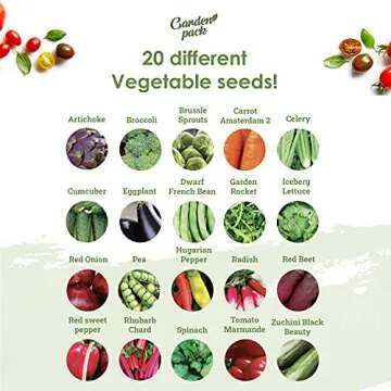 Garden Pack 20 Vegetable Seeds – Grow Healthy Vegetables