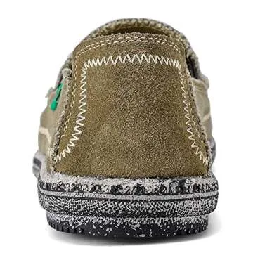 VILOCY Stylish Mens Slip on Deck Shoes for Every Occasion