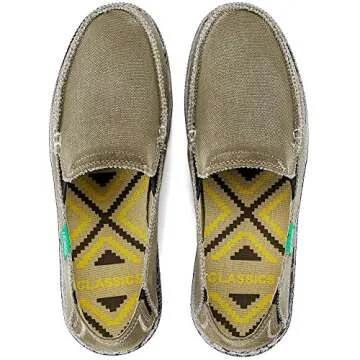 VILOCY Stylish Mens Slip on Deck Shoes for Every Occasion